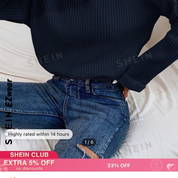 SHEIN Knit Sweater - Picture 4 of 4